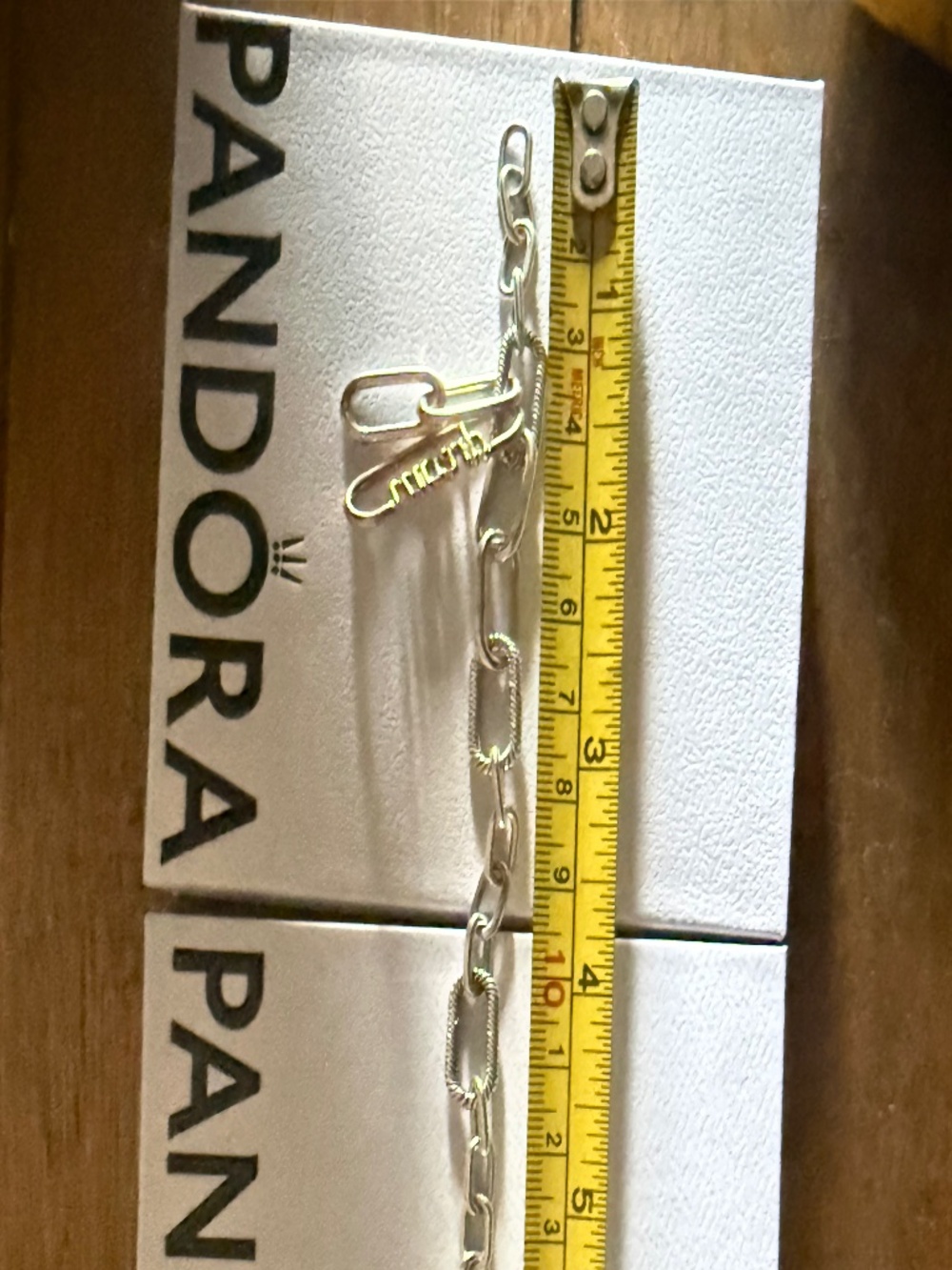 Pandora link bracelet silver